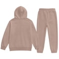 thumbnail image 5 of CONZONE Little Boys Outfits 2 Piece Letter Graphic Long Sleeve Hoodies Pants Set Cozy Fall Winter Clothes for Kids, 5 of 5