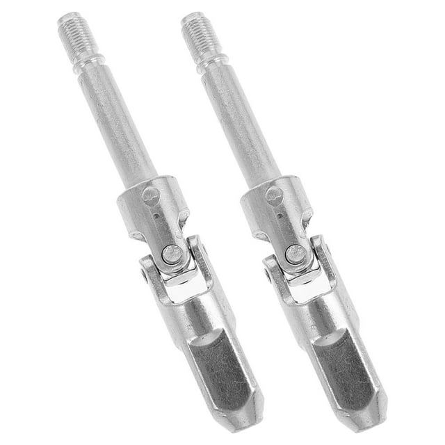 FONDOTIN 2pcs Floor Jack Parts Iron Horizontal Jack Universal Joint With Pressure Release For Professionals