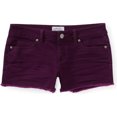 thumbnail image 1 of Aeropostale Womens Colored Shorty Casual Denim Shorts, Púrpura, 00, 1 of 2