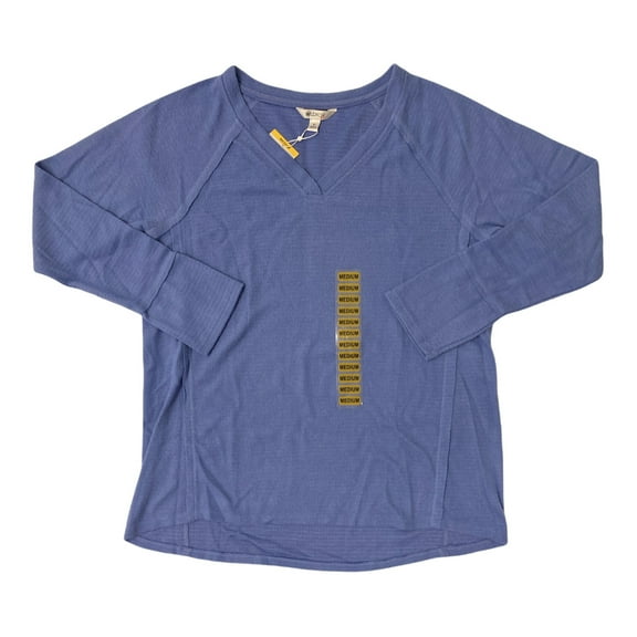 Wildfox Women's Long Sleeve V-Neck Haley Brushed Sweater Waffle Top