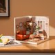 thumbnail image 2 of Kit de casa en miniatura ROBOTIME DIY, mini casa de muñecas con luz LED, 2 of 9
