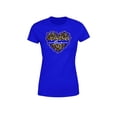 thumbnail image 2 of Playera Blusa Con Impresion De Corazon Love Animal Print Color Azul Talla Mediana Marca Emil SaEs, 2 of 4