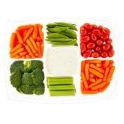 Freshness Guaranteed Vegetable Tray with Ranch Dip, 40 oz
