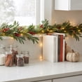thumbnail image 5 of WDOBM Christmas Decoration, Artificial Pine Garland Berries Pinecones Flexible, Christmas Garland, Red Berry Garland, Pine Cone Garland for Mantel Fireplace Front Door, 5 of 6