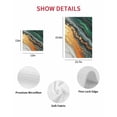 thumbnail image 6 of Teal Orange Marble Hand Towels Set, Waffle Weave Kitchen Towels 2 Pieces, Modern Ink Painting Abstract Microfiber Hair Face Bath Tea Towel Absorbent Quick Drying Cleaning Dish Cloths, 15.7"x23.6", 6 of 7