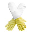 thumbnail image 3 of Guantes de apicultura de de manga larga de algodón protección amarillo kusrkot Guantes de apicultura, 3 of 4