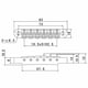 thumbnail image 4 of 1x Guitarra Bridge Punete de Roller de para Principiantes Producción Instrumentos Musicales Baoblaze Jazz Guitar Rosewood Bridge, 4 of 8