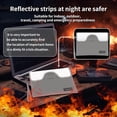 thumbnail image 5 of 5200°F Fireproof Money Bag with Lock, Water Fireproof Document Bag with Zipper, 8 Layers Fire Insulation, Small Fireproof Safe Storage Pouch with Lock for Cash, Passport, (8.3" x 11", Beige, 5 of 18