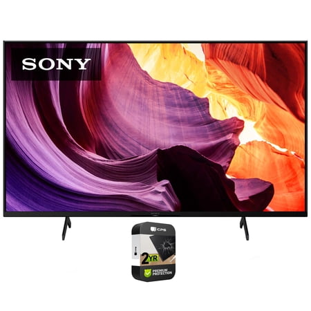 Sony KD-85X80K 85 inch X80K 4K Ultra HD LED Smart TV 2022 Model Bundle with Premium 2 YR CPS Enhanced Protection Pack