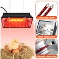 thumbnail image 3 of XZKING Chicken Coop Heat Lamp for Dog Kennel, Cat Bed, Reptiles & Incubators - 250W Adjustable Heat Lamp with 2 Heat Settings for Poultry, Livestock, and Pets, 3 of 7