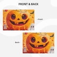 thumbnail image 4 of Placemats Set of 4 / 6, Halloween Cute Cartoon Pumpkin Placemats for Dining Table Indoor/Outdoors Heat Resistant Washable Placemats 18" x 12", 4 of 8