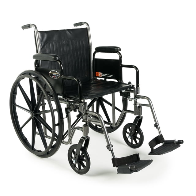 Silla de ruedas Everest & Jennings Traveler SE Plus, plegable, altura ajustable, asiento de 16"