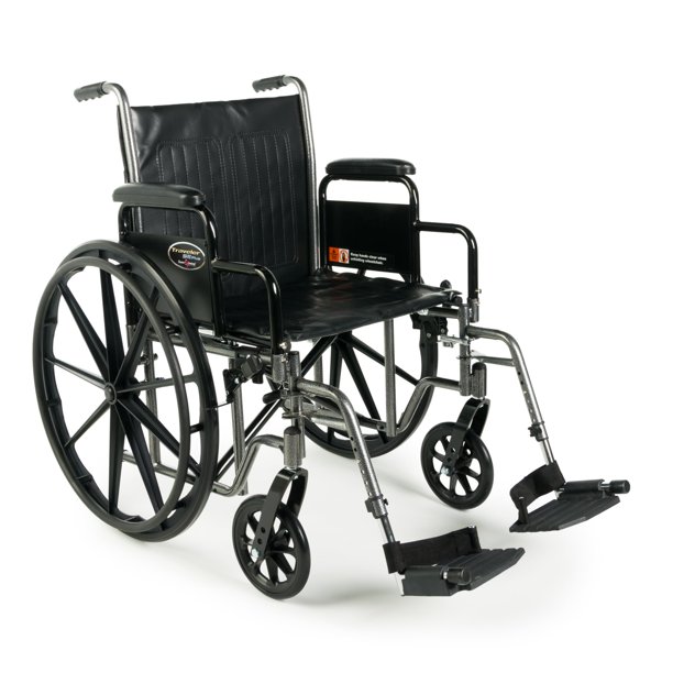 Silla de ruedas Everest & Jennings Traveler SE Plus, plegable, altura ajustable, asiento de 16"