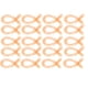 thumbnail image 2 of Bobinas de encuadernación en espiral de 20 piezas, 30 hojas de plástico ABS, lomos de encuadernación en espiral para trabajos de papelería, color naranja, 2 of 5