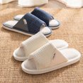 thumbnail image 2 of Zapatillas de lino para mujer, de verano, para interior, para el hogar, silenciosas, antideslizantes, para parejas, transpirables, absorbentes del sudor, sandalias para hombre para las cuatro, 2 of 6