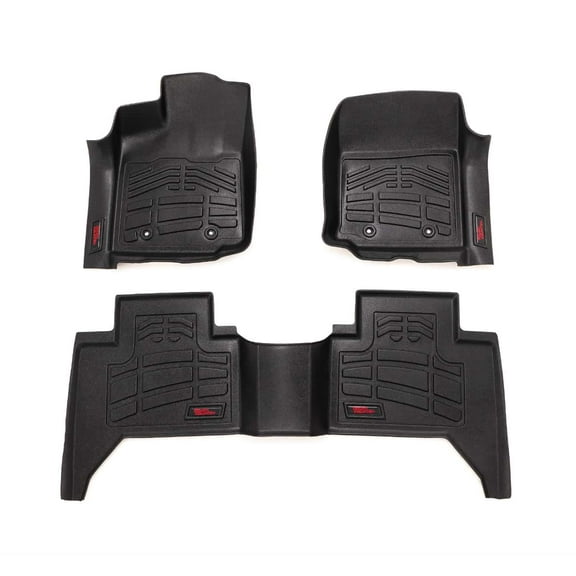 Rough Country Sure-Fit Floor Mats for 2016-2023 Toyota Tacoma - SM71216
