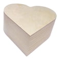 thumbnail image 4 of FVDPWYE Heart Shaped Unfinished Wood Box Craft Project Souvenirs Jewelry Trinket Box 15cmx15cmx6.8cm, 4 of 7