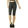 thumbnail image 3 of TheLovely Women & Plus Soft Cotton Active Stretch Workout Biker Shorts (21") with Wide Wastband, 3 of 4