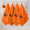 thumbnail image 5 of Halloween Embroidered Towel Set 3Pc Cotton Household Towels Festive Decor, 5 of 6