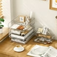 thumbnail image 3 of Wweixi Single Layer File Tray Convenient And Desktop Organizer Horizontal white 1 Pc, 3 of 6