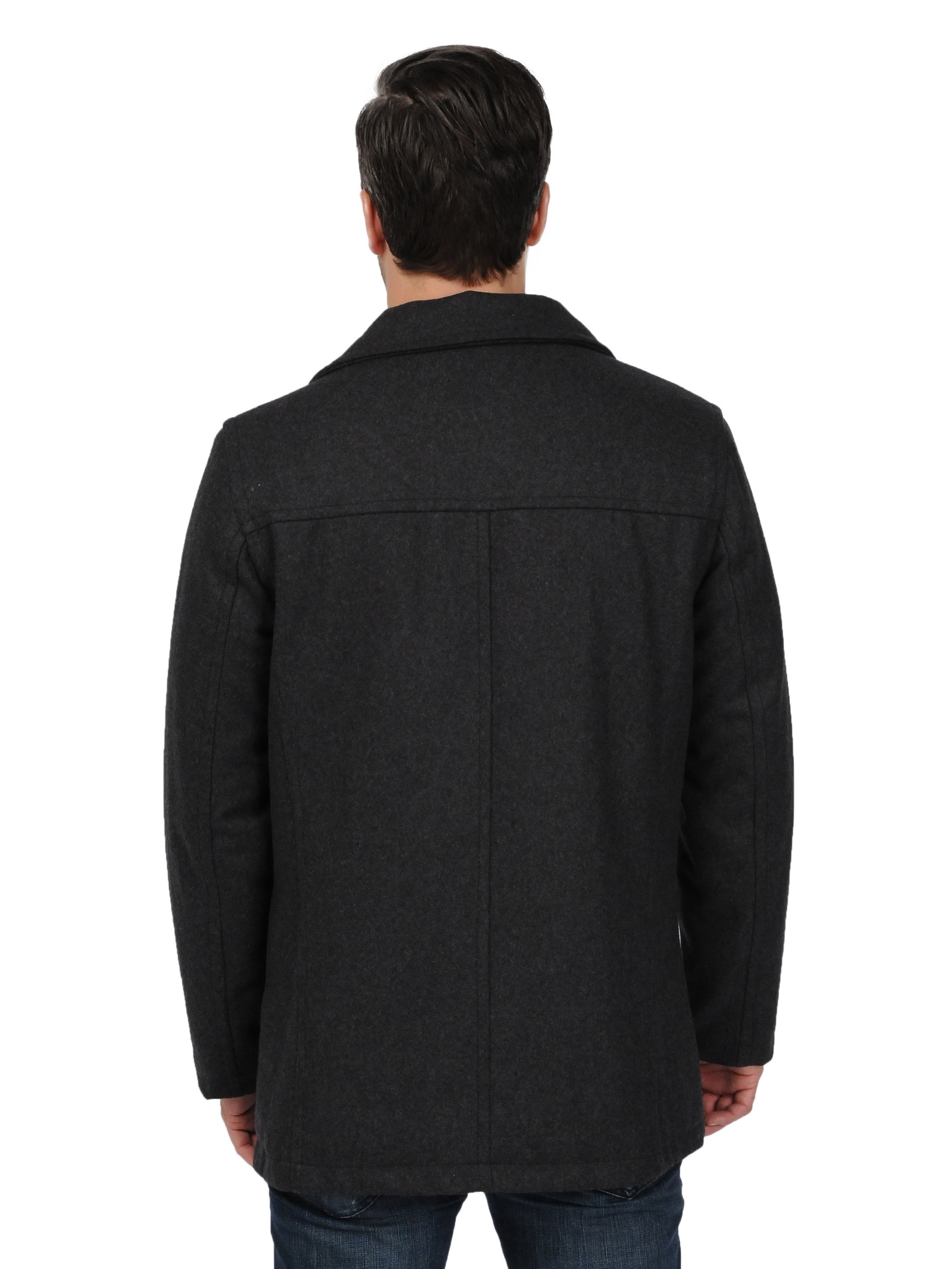 Faux Wool Peacoat