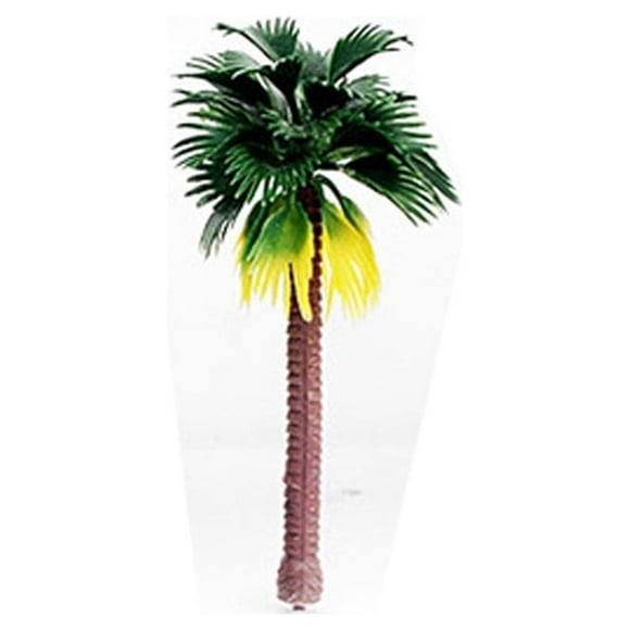 Rainforest Plastic Palm Tree Scenery Model Artificial Palm Tree Leaves With Miniature Landscape Artificial Palm Tree 9CM