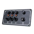 thumbnail image 1 of Panel de interruptor de control marino de 4 vías/12 V-24 fusible de indicación LED/se a ATV instalar Soledad Panel de interruptores, 1 of 8