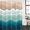 teal, variant on White Daisy Floral Waterproof Shower Curtain, 48"x72" Washable Polyester Fabric Shower Curtains for Bathroom, Spring Summer Flowers Black Decorative Bathtub Curtain Sets with Hooks