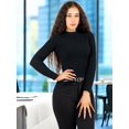 thumbnail image 4 of Sueter Mujer Cuello Unitalla Alto Manga Larga Sueteres Casual Sweater, 4 of 5