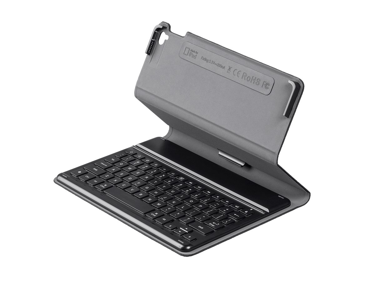 Monoprice MP Smart Wireless Keyboard for 10.5in iPad Pro MFi Certified Smart Connector Backlit Keyboard Apple Pencil Holder US English - image 4 of 6