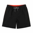thumbnail image 2 of 3 Pcs Mens Swim Trunks With Mesh Liner Quick Dry Bathing Suit Swimswear Black Red Navy Blue Size S, 2 of 9