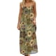 thumbnail image 3 of TaTaai Summer Backless Dress for Women Spaghetti Strap Printed Loose Fit Long Maxi Dress Sleeveless Casual Solid Color Soft Lightweight for Daily Vacation Gift, 3 of 9
