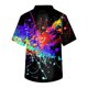 thumbnail image 3 of Men's Short Sleeve V Neck Print Chest Pocket Carer Top L, 3 of 3