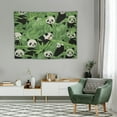 thumbnail image 2 of COMIO Cute Cartoon Panda Tapestry Wall Hanging Decoration Blanketwall Tapestries for Bedroom Living Room Dorm Party Classic Retro Tapestrys 40x30 Inch, 2 of 7