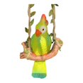 thumbnail image 1 of Estatua colgante de loro, figura de loro, accesorios de jardín en miniatura, artesanías, esculturas decorativas, adornos para el jardín., 1 of 9