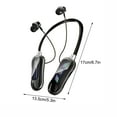thumbnail image 3 of LACKUST Neckband Bluetooth 5.4 Headphones with 60-Hour Playtime, LED Digital Display, Active Noise Cancellation, Magnetic Earbuds - Lightweight for Sport & Daily Use, 3 of 8
