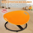 thumbnail image 5 of Ngardk Sensory Spinning Chair for Kids 3-10, 360 Degree Swivel with Non-Slip Base, Orange, 5 of 7