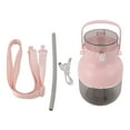 thumbnail image 4 of Licuadora eléctrica portátil, exprimidor personal de 500 ml con correa para el hombro, 16 x 21 cm, carga USB C para mamás fitness, viajes, ligero Rosa, 4 of 8