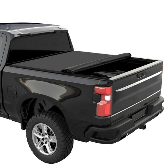 Yeshouse Soft Tri-Fold Truck Bed Cover, fits Chevy Silverado 2019-2024,GMC Sierra 1500, 5.8FT Bed, Tonneau Covers