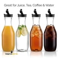 thumbnail image 3 of Impresserve 50 oz Plastic Beverage Carafe with Black Flip Tab Lid, Set of 12, 3 of 8