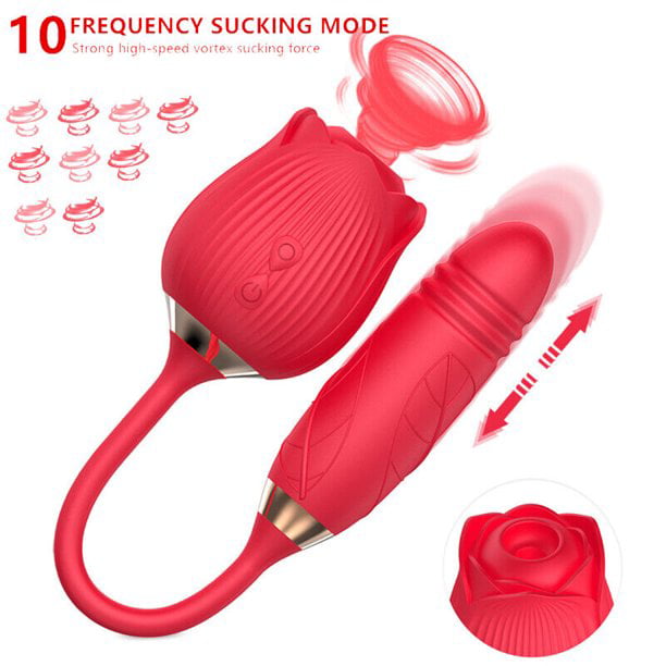Rose Vibrator with Suction (10 Functions)  Sexual Desires – SD  Distributors & Wholesale