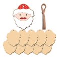 thumbnail image 3 of Decoración Navideña Rebanadas De Madera Santa Árbol De Navidad Reno Copo De Nieve Recortes De Madera Colgantes Centros De Mesa Para Manualidades De Navidad Diy 80 Piezas sonducket HA014706-00, 3 of 7