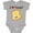 AC-Heather Grey, variant on Inktastic I Love Toast Boys or Girls Baby Bodysuit