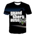thumbnail image 2 of 2023 Grand Theft Auto juego GTA 5 niño verano camisetas Cool GTA5 chica camiseta estampado colorido GTA 5 camiseta camiseta divertida Clothing4T Gao Jinjia LED, 2 of 2