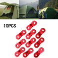thumbnail image 2 of 10 Pcs Camping Tent Lock Cord Rope Fastener Guy Line Tensioners Bent Runners, 2 of 9