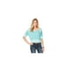 thumbnail image 1 of Camiseta Aeropostale adornada con tachuelas de fútbol para mujer verde grande, 1 of 2