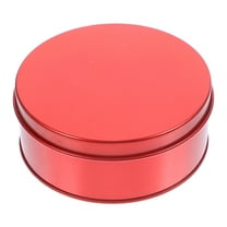 ACDANC Empty Round Candy Tin Classic Decorative Tinplate Box Xmas Candy Cookie Box
