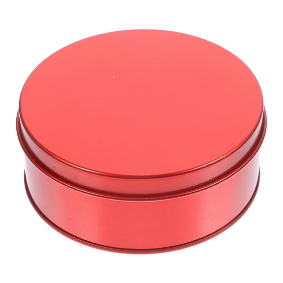 ACDANC Empty Round Candy Tin Classic Decorative Tinplate Box Xmas Candy Cookie Box