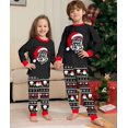 thumbnail image 4 of Pijamas navideños a juego para toda la familia 2025, estampado de Papá Noel, conjuntos para bebés y niños, tops y pantalones, 2 piezas, ropa de dormir navideña, pijamas, ropa para perros, 4 of 4