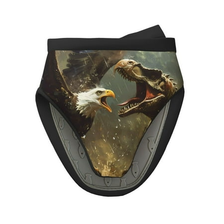 

Vsdgher Dinosaur Bald Eagle Non-Slip Mini Oven Mitt Set Short Oven Mitts for Baking Grilling Barbecue Microwave 5.9 x5.9 in